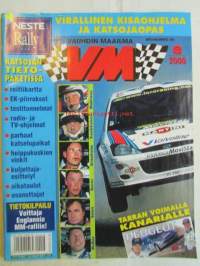 Vauhdin Maailma 2000 nr 8, sis. mm. Neste Rally Finland, Ralli-MM Uusi-Seelanti, Ralli-SM Tampere, Hamed Al Wahaibi, Exide-ralli Tampere, Lontoo-Sydney Maratooni