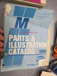 GM 1990 M Truck (Astro) parts & illustration catalog -varaosaluettelo