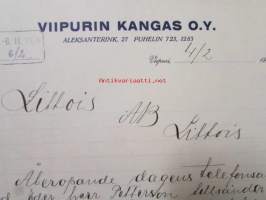 Viipurin Kangas, Viipuri 4/2 1925 -asiakirja