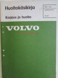 Volvo Huoltokäsikirja, Osa 4 (43) Vaihteisto M 45 R, 343 Mt  -Korjaus ja huolto