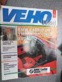 Veho Uutiset 1993 nr 2 Mercedes-Benz, BMW, Honda -asiakaslehti