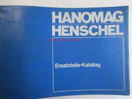 Hanomag Henschel, Chassis F-45-0, Ausgabe A 1972, -Varaosakirja, Katso tarkemmat moottori ja mallimerkinnät.
