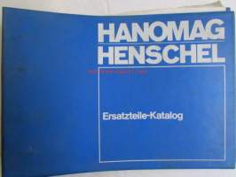 Hanomag Henschel, Engine Otto-Motor A 70, Ausgabe A 1972 -Varaosakirja, Katso tarkemmat moottori ja mallimerkinnät.