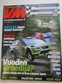 Vauhdin Maailma 2007 nr 9-10 -mm. Formuloissa tieto liikkuu laittomasti, Formula 1 GP:t Eurooppa, Iso-Britannia ja Unkari, Playboy ja Rättikauppias Flavio Briatore