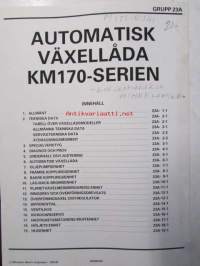 Mitsubishi Automatisk Växellåda KM170-Serien -Korjaamokäsikirja vaihdelaatikko