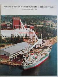 Finska Socker Ab 50-årsberättelse 1968 -vuosikertomus
