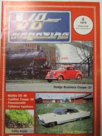 V8 Magazine 1979 nr 8 Keskiaukeamakuvs Chevrolet malibu SS -66. Lincoln Premiere -56 Convertible esitellään.