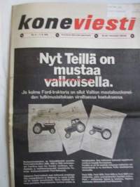 Koneviesti 1972 nr 5 -mm. Lannanpoisto puristimella, Pätkä pois ja peltoa lisää, Rivilannoitus perunaviljelyssä, Rehurobotti, Onko kyntö välttämätöntä?,