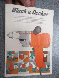 Black & Decker sähkötyökalut ja lisälaitteet -myyntiesite