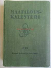 Maatalouskalenteri 1953