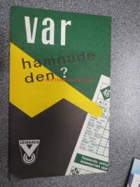 Var hamnade den? Veikkaus Oy -kupongernas väg