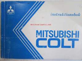 Mitsubishi Colt Instruktionsbok  -käyttöohjekirja