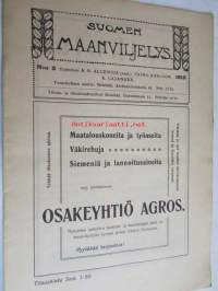 Suomen Maanviljelys 1915 nr 3, Gyllenkrokin astrakaani, eräitä kokemuksia salaojituksesta, omituisia puunmuodostumia