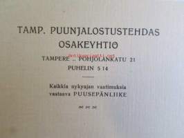 Tamp. Puunjalostustehdas osakeyhtiö, marraskuun 22. 1924. - asiakirja