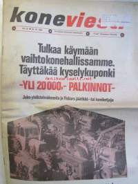 Koneviesti 1969 nr 21 -mm. Suuren lännen karjataloutta, Lannoitanko keväällä vai syksyllä, Lietelannasta puheenollen, Leikkuupuimurit säilytyskuntoon,