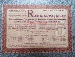 Raha-arpa, Raha-arpajaiset toukokuu 1934 nr 45964