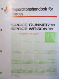 Mitsubishi Space Runner / Space Wagon '99 Reparationshandbok för Kaross