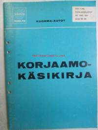 Volvo kuorma-autojen korjaamokäsikirja Osa 4 (46), Taka-akselistot 181, 1840, 1841, 86-88 sarja, Katso kuvista tarkempi sisällysluettelo