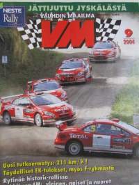 Vauhdin Maailma 2004 nr 9 -mm. Ralli-MM Neste Ralli, Numeroiden keromaa Neste Rallin rurka ja hyppytulokset, Vetomies 2004 Neste Ralli pisimmät sladit, Formula 1