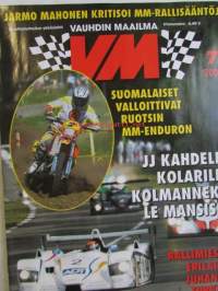 Vauhdin Maailma 2004 nr 7 -mm. Rallisäännöille taustoja, Tommi Mäkinen Racing, Ralli-MM Kreikka, Turkki & Joensuu, Historic Ralli Trophy Kurikka, Rallin F-cup