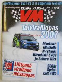 Vauhdin Maailma 2007 nr 1 -mm. Rallin mm-sarja 2007, kotimaisten rallisarjojen katsojaopas, Raali SM Nuoret &lady Cup Riihimäki, Andreas Mikkelsen, Reino