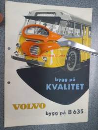 Volvo B-635 linja-auto -myyntiesite ruotsiksi