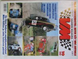 Vauhdin Maailma 2002 nr 10 -mm. WRC-autojen tulevaisuus, Ralli-SM Uusikaupunki, Ralli-MM Saksa, F-Cup Laihia, Historic Rally Trophy Naantali, Formula 1 Unkari &