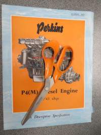 Perkins P4(M) Diesel Engine 27 / 43 s.h.p -myyntiesite, merimoottori