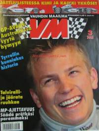 Vauhdin Maailma 2002 nr 3 -mm. Formula 1 Australia, Formula 1 tekniikka, Ralli-mm Ruotsi, Ralli-SM Lapua, Ralli-SM Nuoret & Lady Cup Savolinna, F-ryhmän cup
