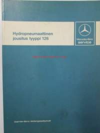 Mercedes-Benz Hydropneumaattinen jousitus tyyppi 126 - Huoltotöiden johdantovihko, Katso tarkemmat mallit ja sisällysluettelo kuvista
