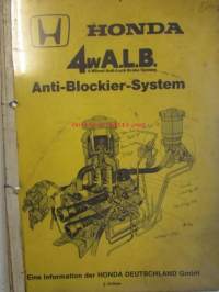 Honda 4W ALB-Anti-Blockier-System, Eine information der Honda Deutschland GmbH - Katso tarkemmat mallit ja sisällysluettelo kuvista