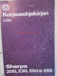 Leyland Sherpa 200, 230, 250 & 255 Korjausohjekirjan liite  (käytetään AKM 3509 kanssa) - Katso tarkemmat mallit ja sisällysluettelo kuvista