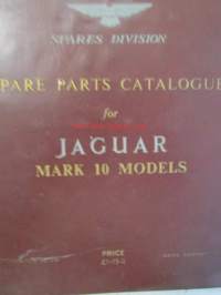 Jaquar Mark 10, Spare Parts Catalogue - Varaosakirja, Katso tarkemmat mallit ja sisällysluettelo kuvista