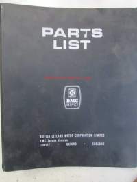 BMC MAXI Service Parts List,  ( AKD 5127) - varaosaluettelo, Katso tarkemmat mallit ja sisällysluettelo kuvista