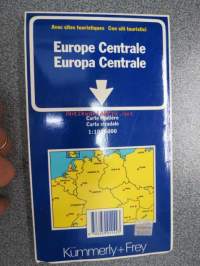 Mitteleuropa / Central Europe / Europa Centrale / Europe Centrale 1  1 000 000 -road map