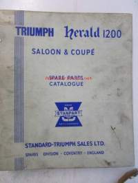 British Leyland Replacement pages for Triumph 1200 Saloon & Coupe, Spare Parts Catalogue (part No. 510597), Varaosaluettelo ja lisäsivut, Katso tarkemmat mallit ja