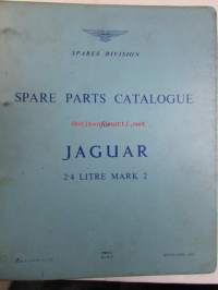 Jaguar 2.4 litre Mark 2 Model  SPare Parts Catalogue Engine numbers BG.1001 Onwards / BH.1001 Onwards - Varaosaluettelo, Katso tarkemmat mallit ja sisällysluettelo