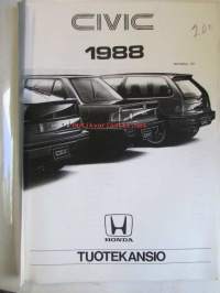 Honda Civic 1988 tuotekansio katso tarkemmin kuvista mahdolliset mallit ja sisällys.